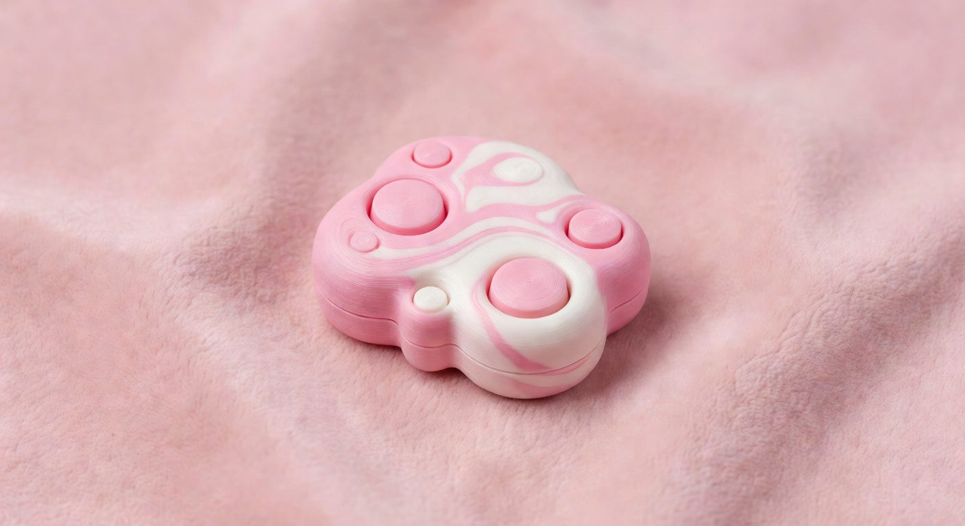 Cotton Candy Cake Clicker — handmade in Draper, Utah