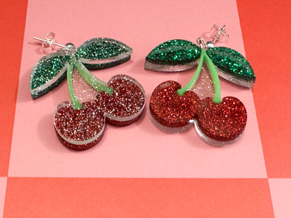 Cherry Dangle Earrings