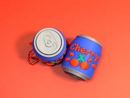 Mini Cherry Pop Soda Fidget Clicker