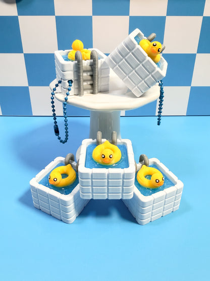 Ducky Pool Float Swimming Pool Fidget Clicker