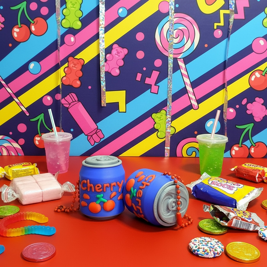 Mini Cherry Pop Soda Fidget Clicker