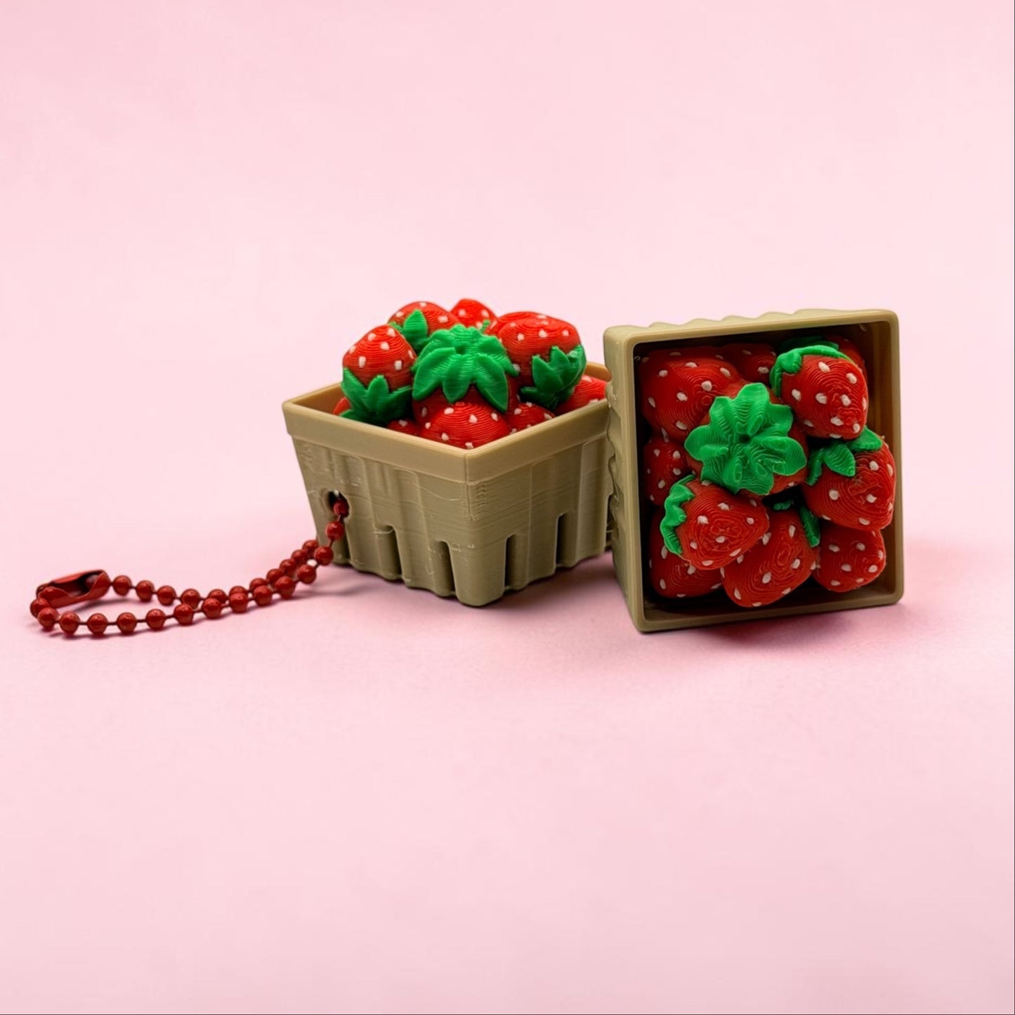 Strawberry Crate Fidget Clicker – Cute Sensory Desk Toy