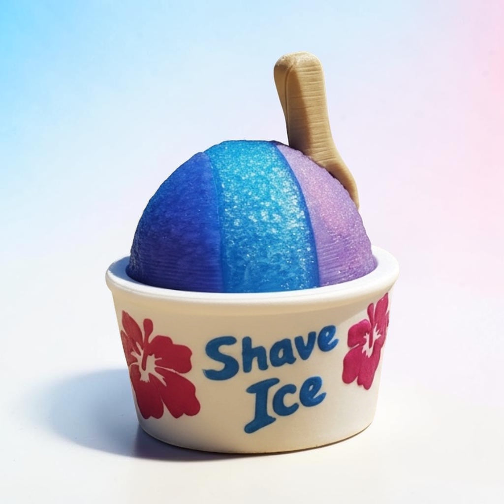 Snow Cone Fidget Clicker – Sensory Stress Relief Toy