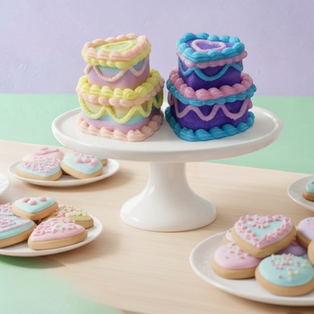 Heart Cake Fidget Clicker – Sensory Stress Relief Toy