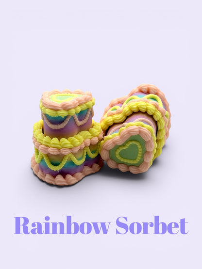 Heart Cake Fidget Clicker – Sensory Stress Relief Toy