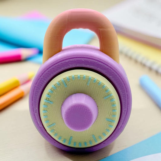 Spinning Lock Fidget Clicker