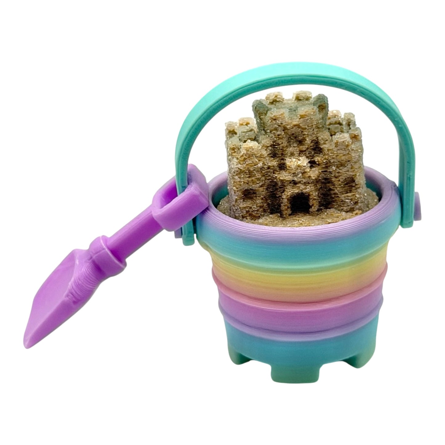 Limited Edition Sandcastle Beach Bucket Fidget Clicker Toy
