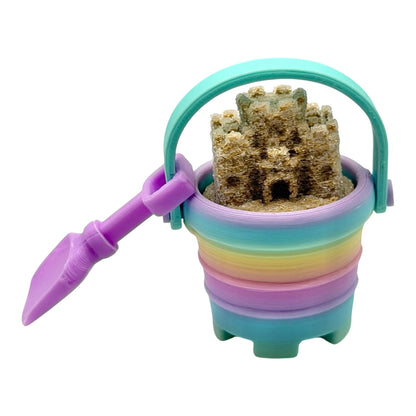 Limited Edition Sandcastle Beach Bucket Fidget Clicker Toy