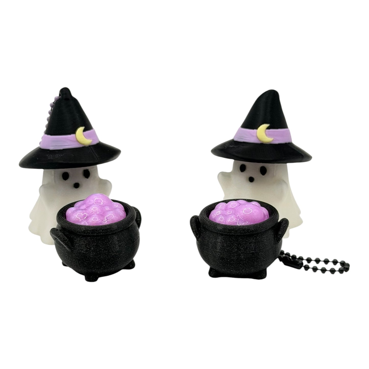 Ghost Witch & Bubbling Cauldron Halloween Fidget Clickers 👻💜