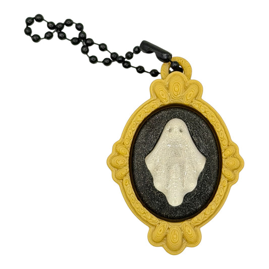 Spooky Ghost Halloween Fidget Clicker Keychain