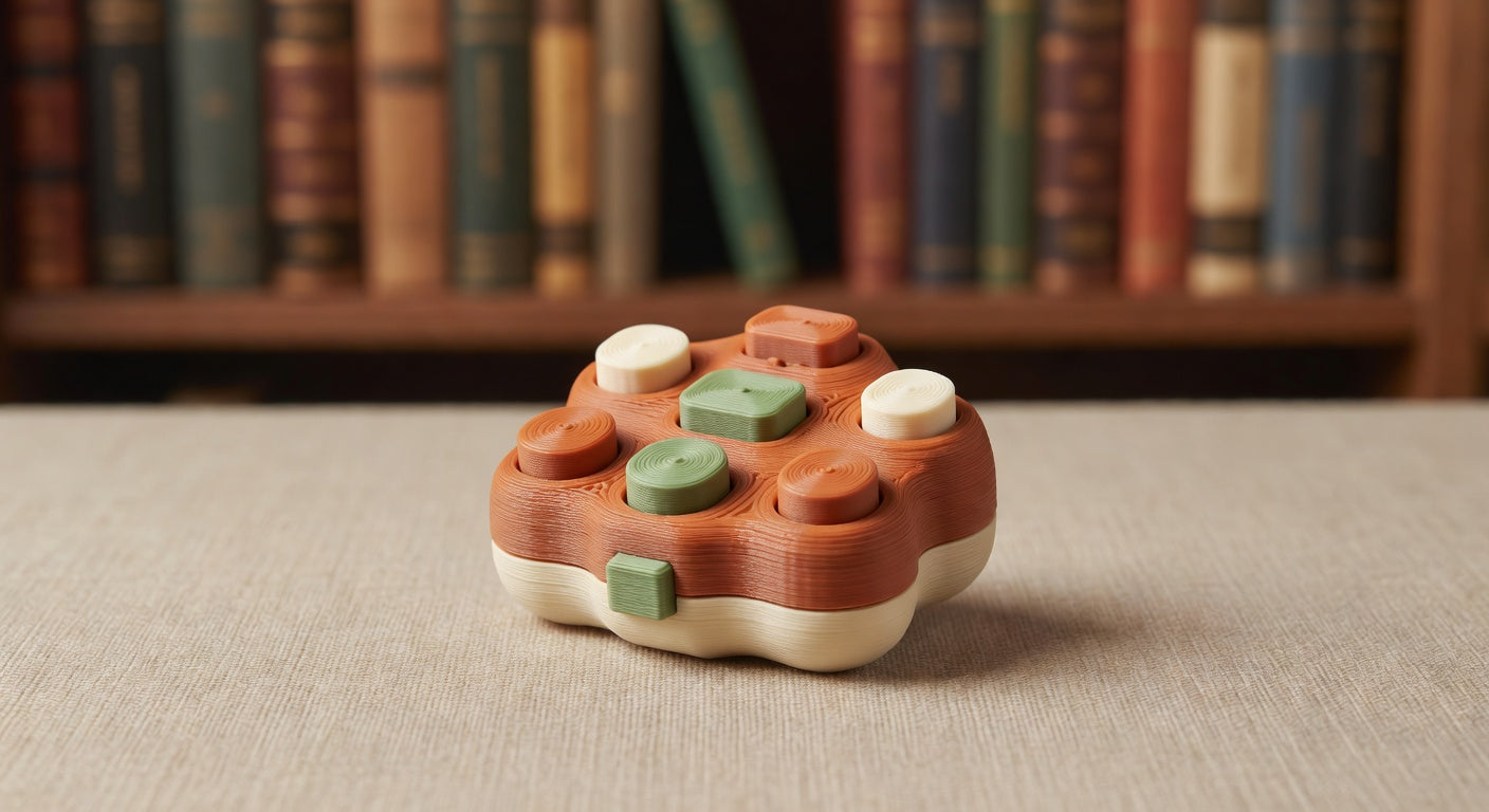 Pastel Book Nook Clicker — handmade in Draper, Utah