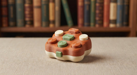 Pastel Book Nook Clicker — handmade in Draper, Utah