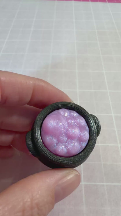 Ghost Witch & Bubbling Cauldron Halloween Fidget Clickers 👻💜