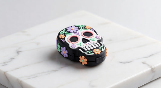 Sugar Skull Clicker — handmade in Draper, Utah